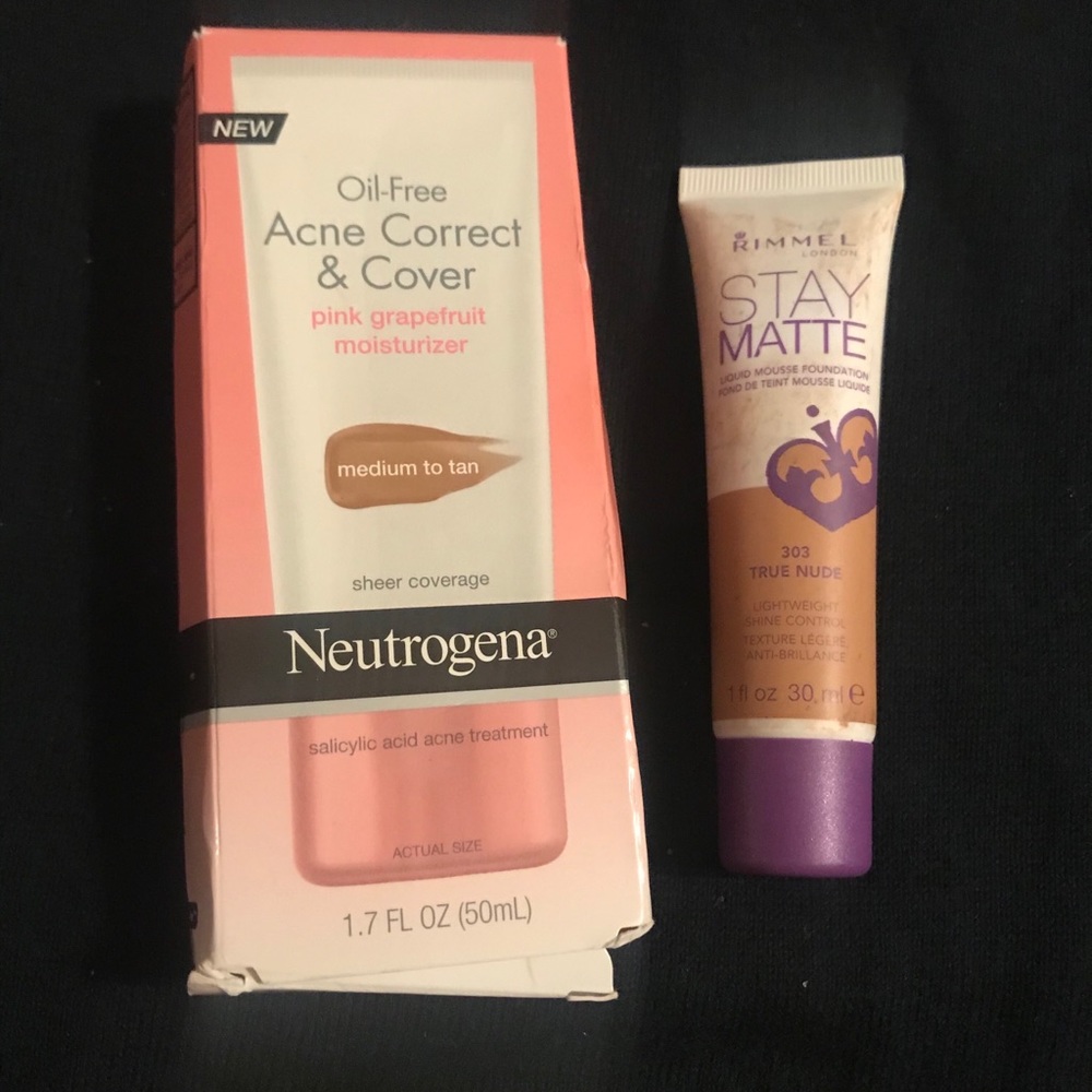Neutrogena and Rimmel Foundation